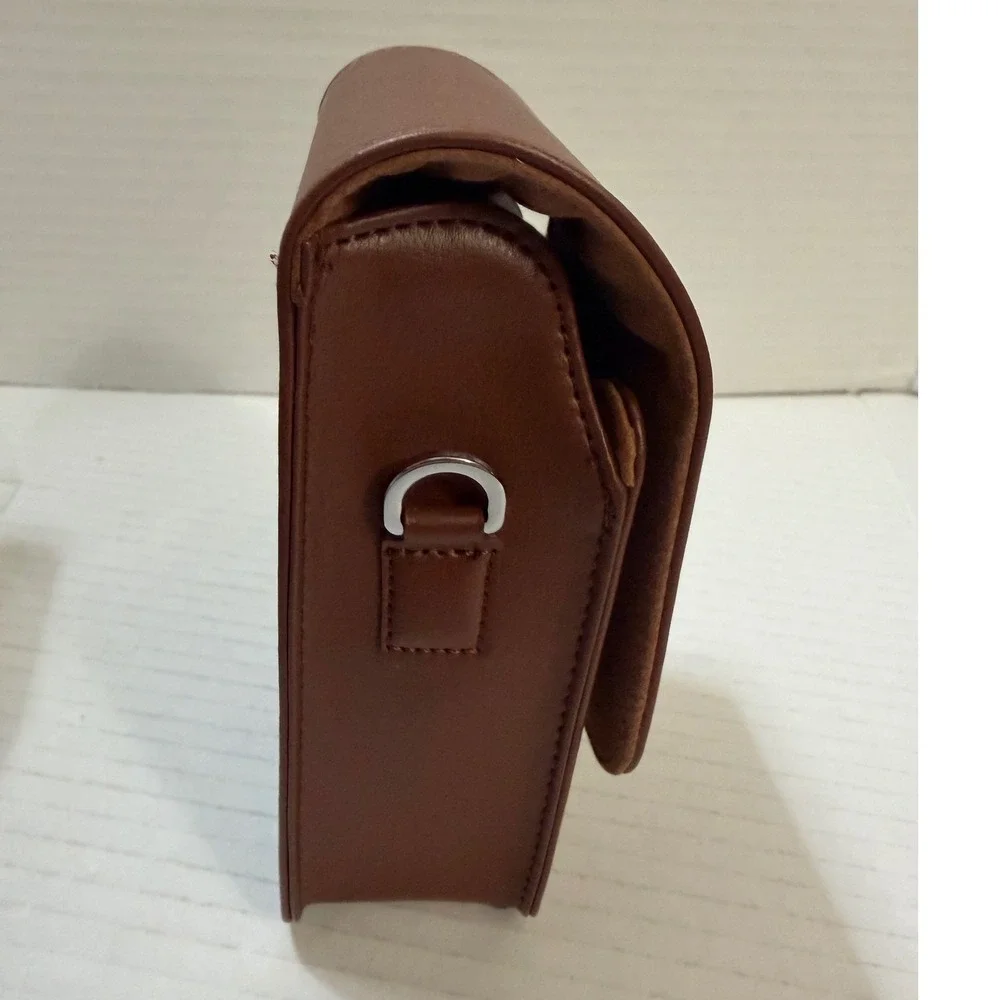New Samsung Galaxy Camera Pouch‎ Brown Leather with Strap
